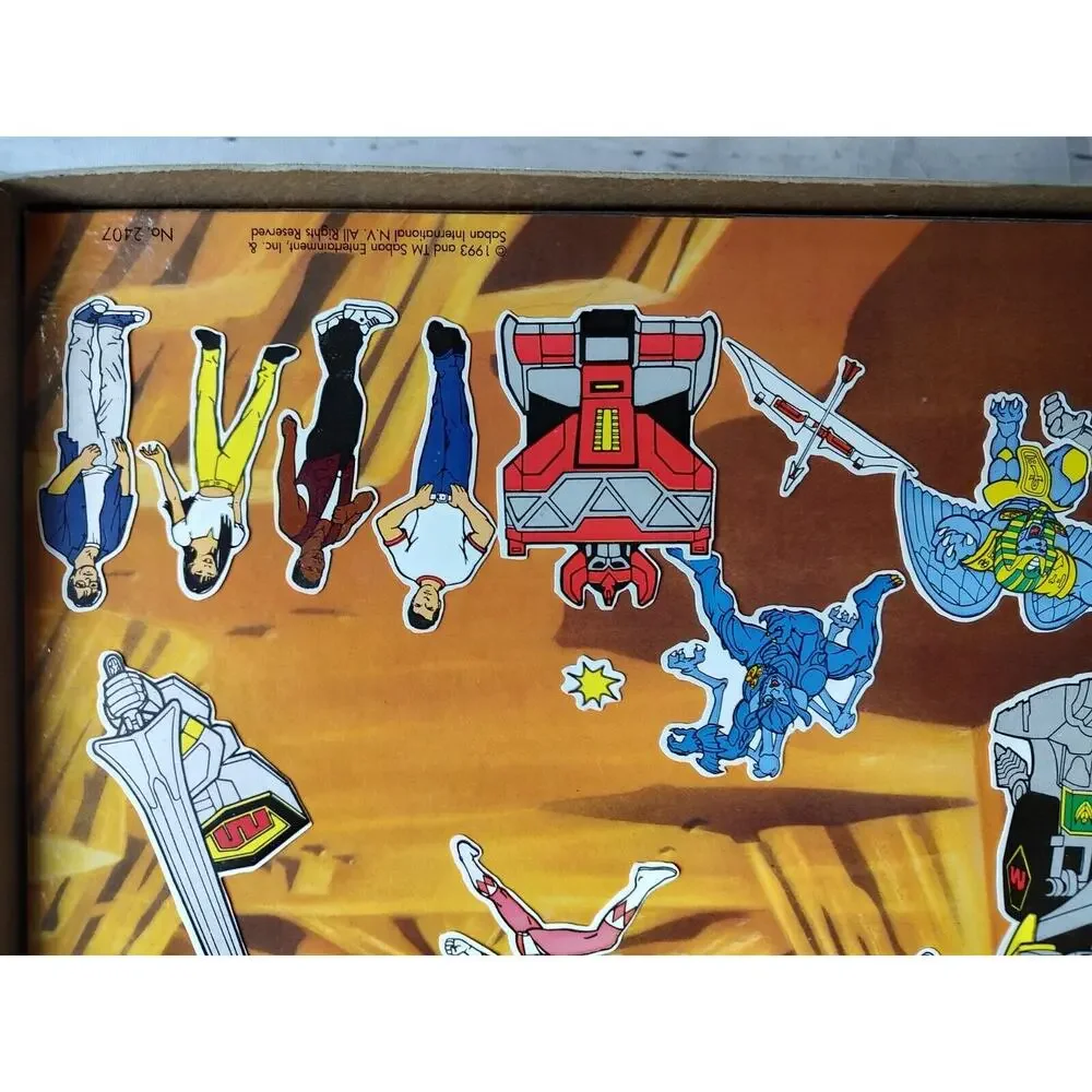Mighty Morphin Power Rangers Colorforms 1993 Deluxe Play Set - Picture 8 of 9